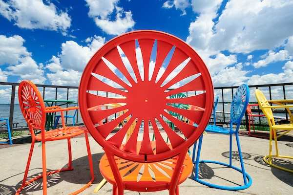 Terrace chair.